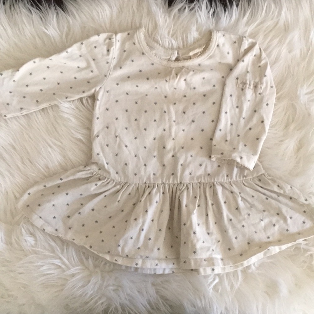Baby GAP 6-12M organic cotton Star dress